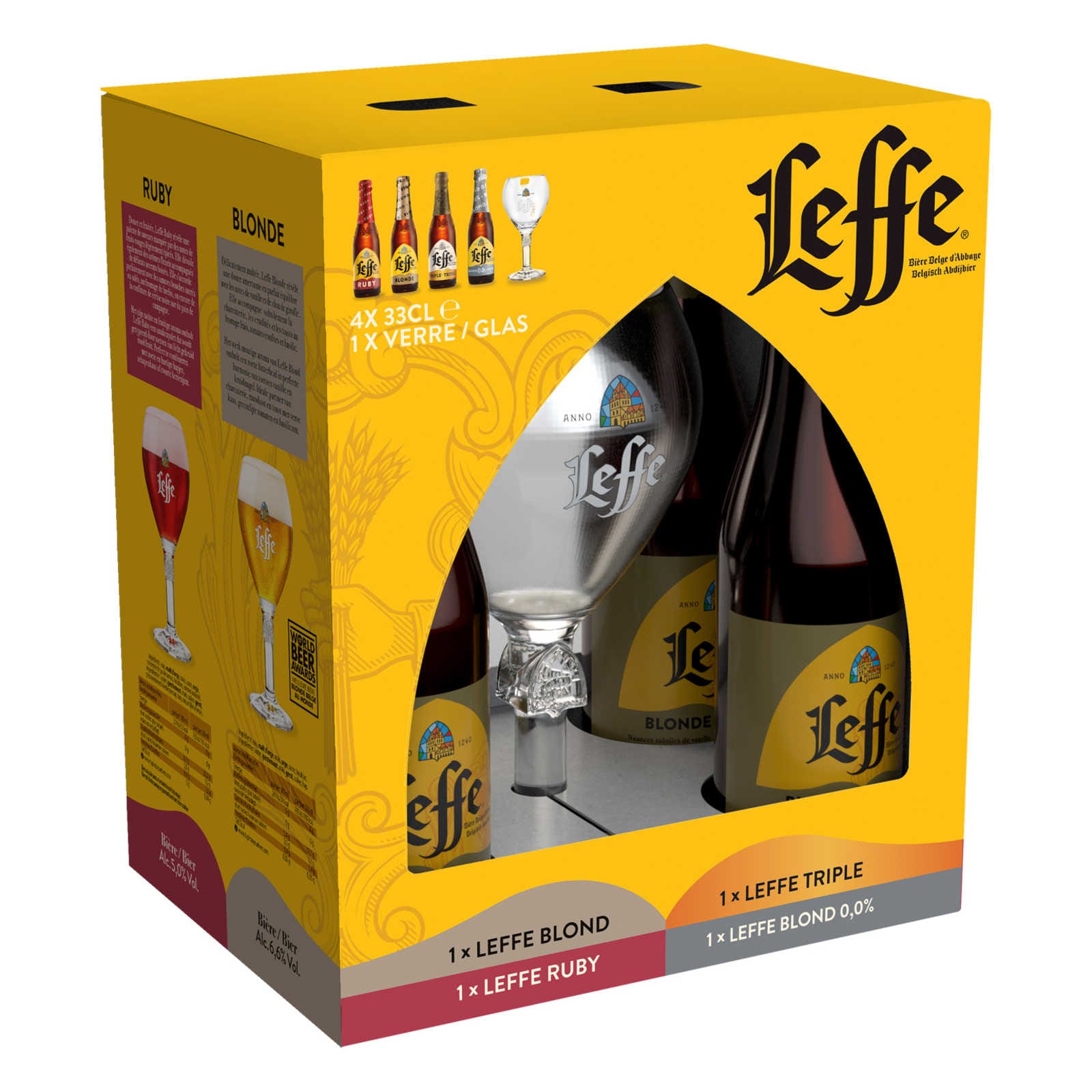 Leffe Bi Re D Abbaye Giftpack X Cl Delhaize