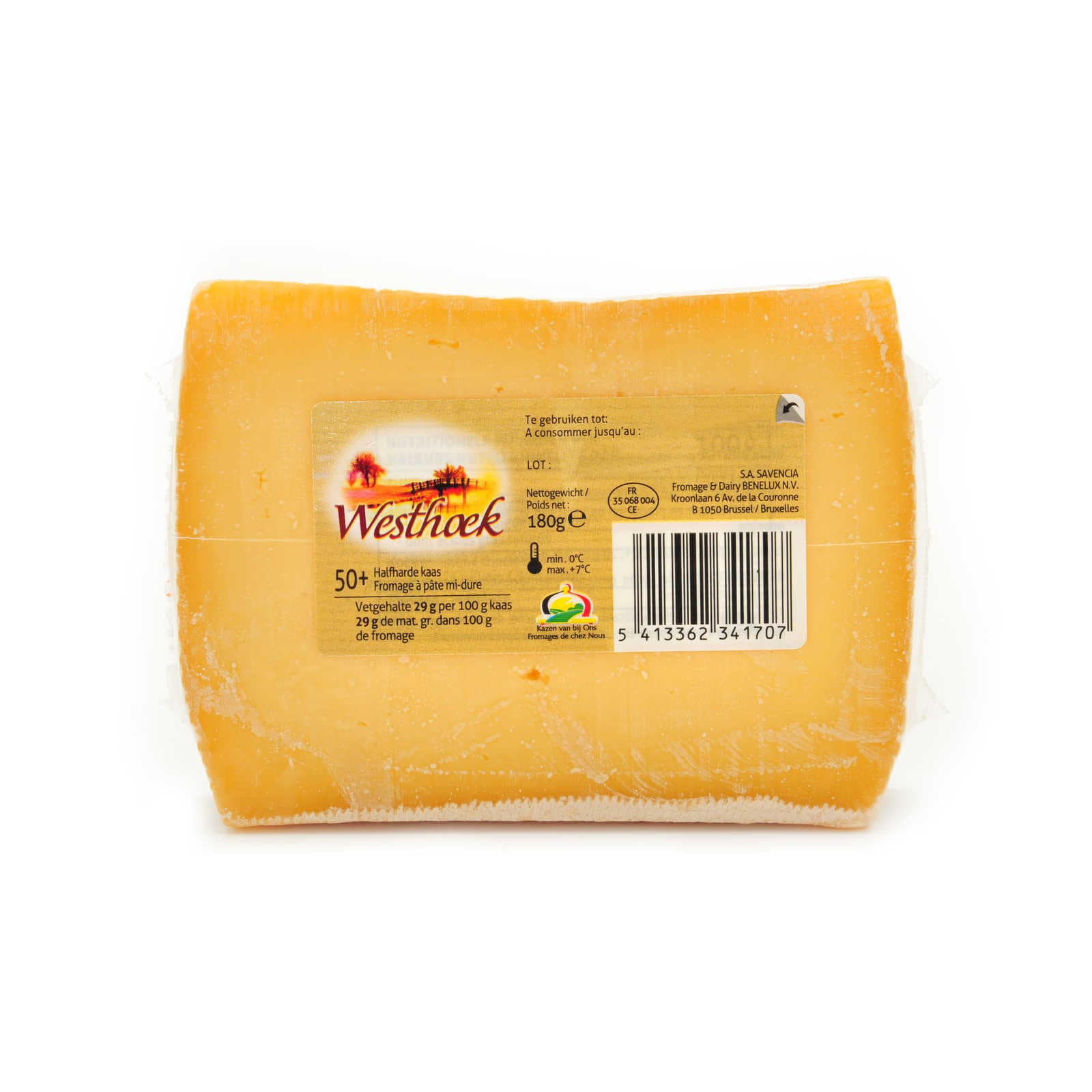 Westhoek Halfharde Kaas 180 Gr Delhaize