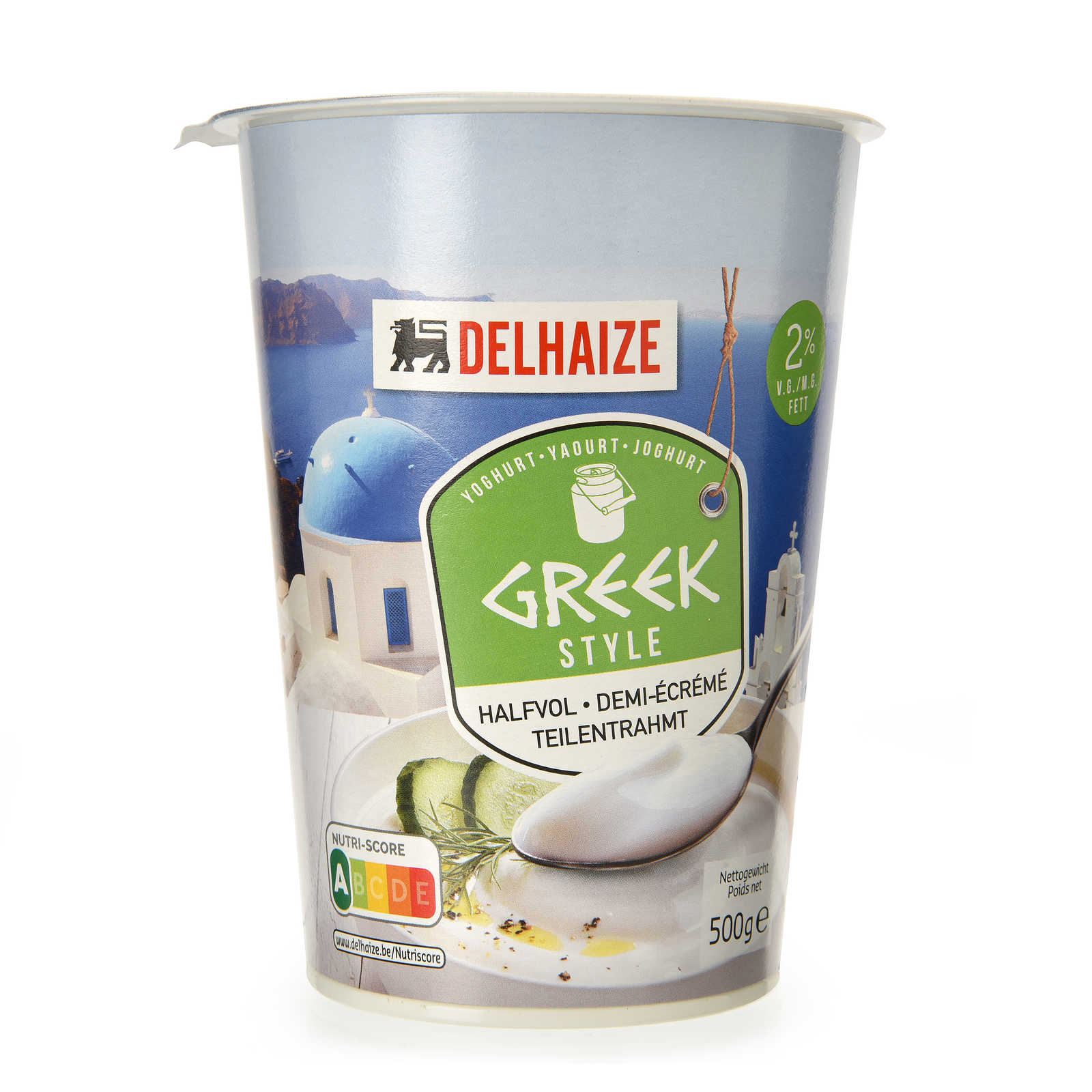 Delhaize Yoghurt Grieks 2 V G 500 Gr Delhaize