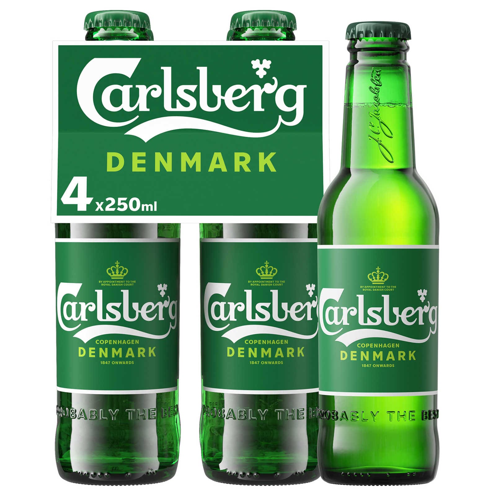 Carlsberg Bière blonde 5 alc 4 x 25 cl Delhaize