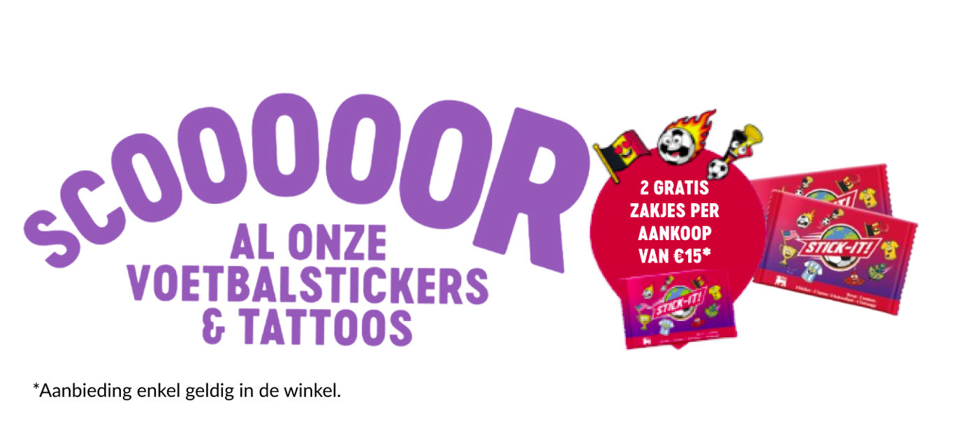 Beleef het WK met Stick-It Delhaize