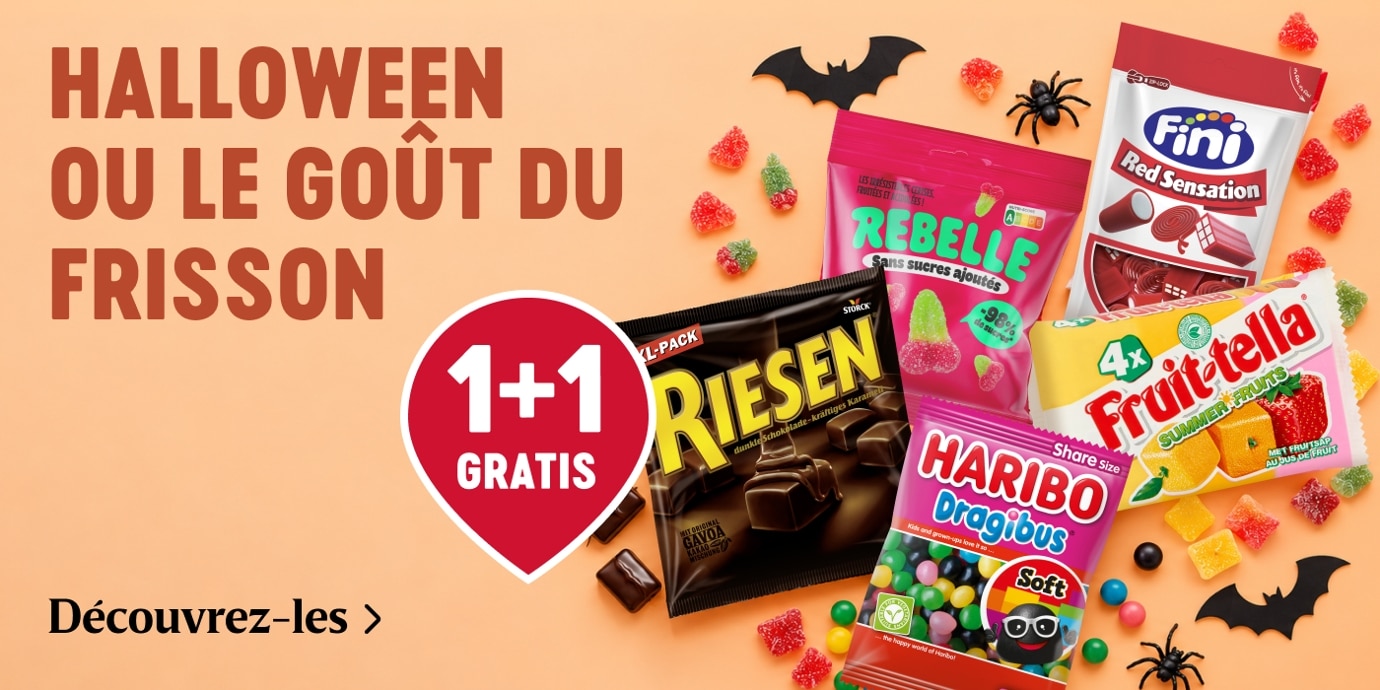 Pour Halloween décorations, moules à pâtisserie et articles de fête chez Delhaize en ligne