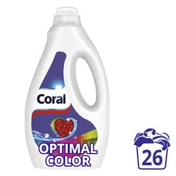 Coral Vloeibaar Wasmiddel - Optimal color 1,17L 26DS