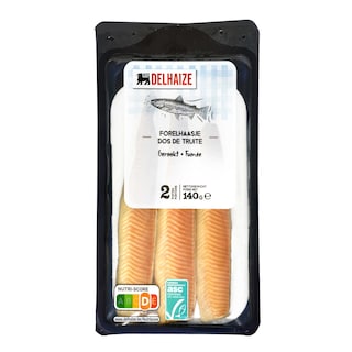 Delhaize | Dos de truite | Fumée 