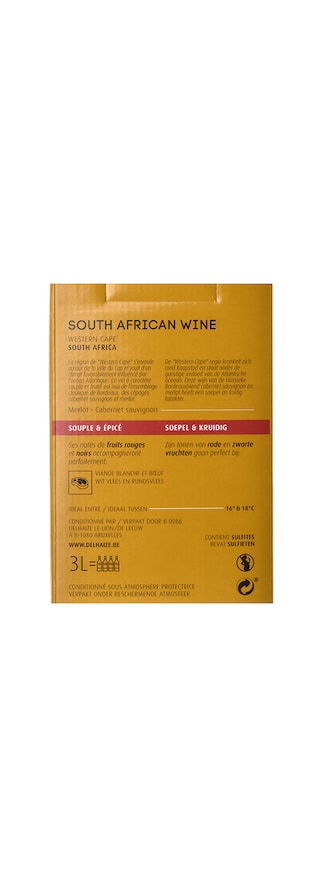 Delhaize | South African Wine | Merlot / Cabernet Sauvignon 