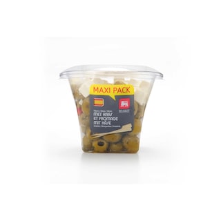 Delhaize | Olives | Fromage | Dénoyautées | Maxi pack 