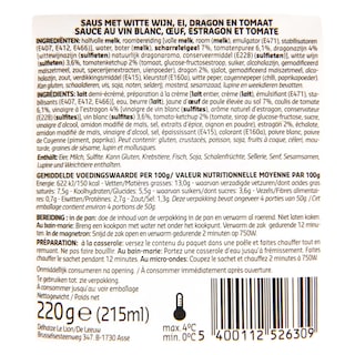 Delhaize | Sauce | Choron 22 cl