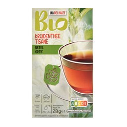 Delhaize | Bio | Kruidenthee | Netel | Zakjes | Bio 20 x 1,8 gr
