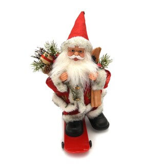 Delhaize | Kerstman met skateboard 