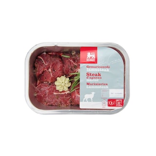 DELHAIZE | RUMSTEAK D'AGNEAU MARINE 