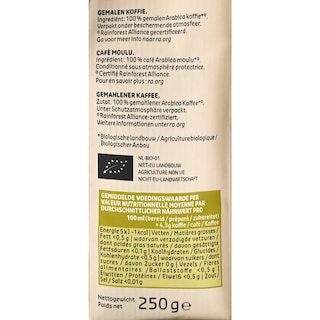 Delhaize | Bio | Koffie | Dessert | Gemalen | Bio 