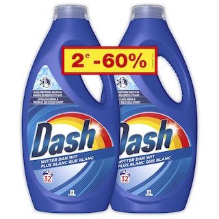 Dash | Lessive Liquide | Regular | 2x1.44L | 64 DS 