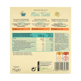 Delhaize | Twists | Mini | Beurre-Sel 