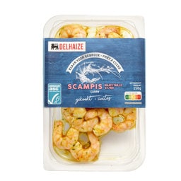 Delhaize | Scampi | Curry 