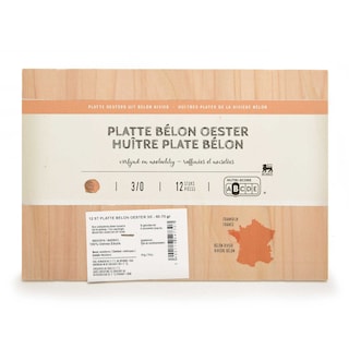 Delhaize | Huître | Plate Bélon 