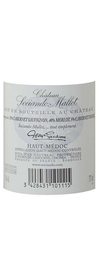 France - Frankrijk | Bordeaux - Haut Médoc | Château Sociando Mallet 2011 