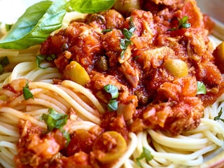 Spaghettis aux sardines