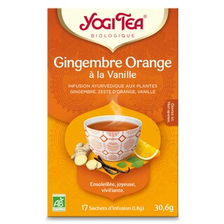 Yogi | Thé | Gingembre | Orange | 17S | Bio 31 gr