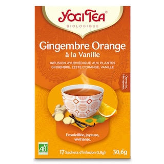 Yogi | Thé | Gingembre | Orange | 17S | Bio 
