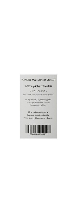 France - Frankrijk | Bourgogne - Côtes de Nuits | Gevrey-Chambertin En Jouise 15 Dom. Marchand Grillot 
