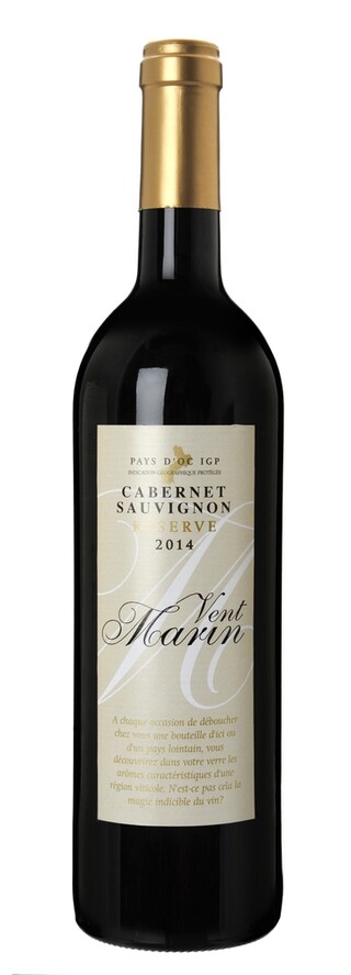 France - Frankrijk | Midi - Oc IGP | Vent Marin Cabernet Sauvignon Reserve Rood 