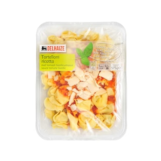 Delhaize | Tortellini | Ricotta | Tomatensaus-Basilicum 