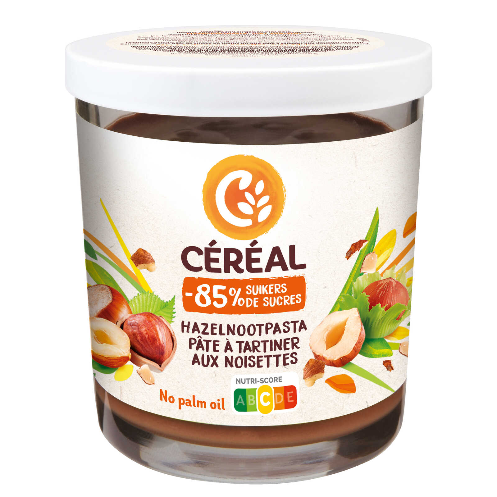Céréal | Control+ | Hazelnootpasta | Maltitol | 200 gr | Delhaize