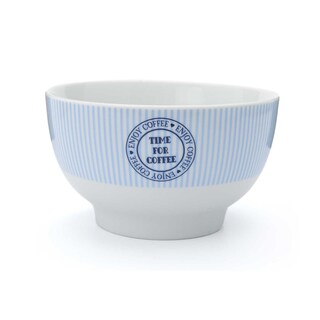 Cosy & Trendy | Bowl | Time for coffee | blauw | 58cl 