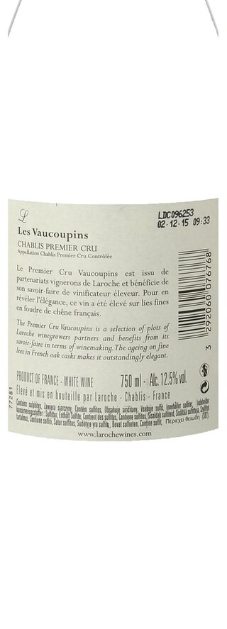 France - Frankrijk | Bourgogne - Chablis 1er Cru | Chablis 1er Cru Vaucoupin 14 Wit 