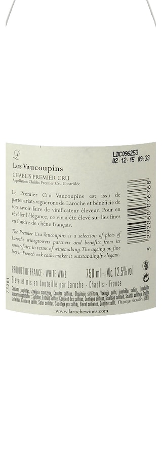 France - Frankrijk | Bourgogne - Chablis 1er Cru | Chablis 1er Cru Vaucoupin 14 Wit 