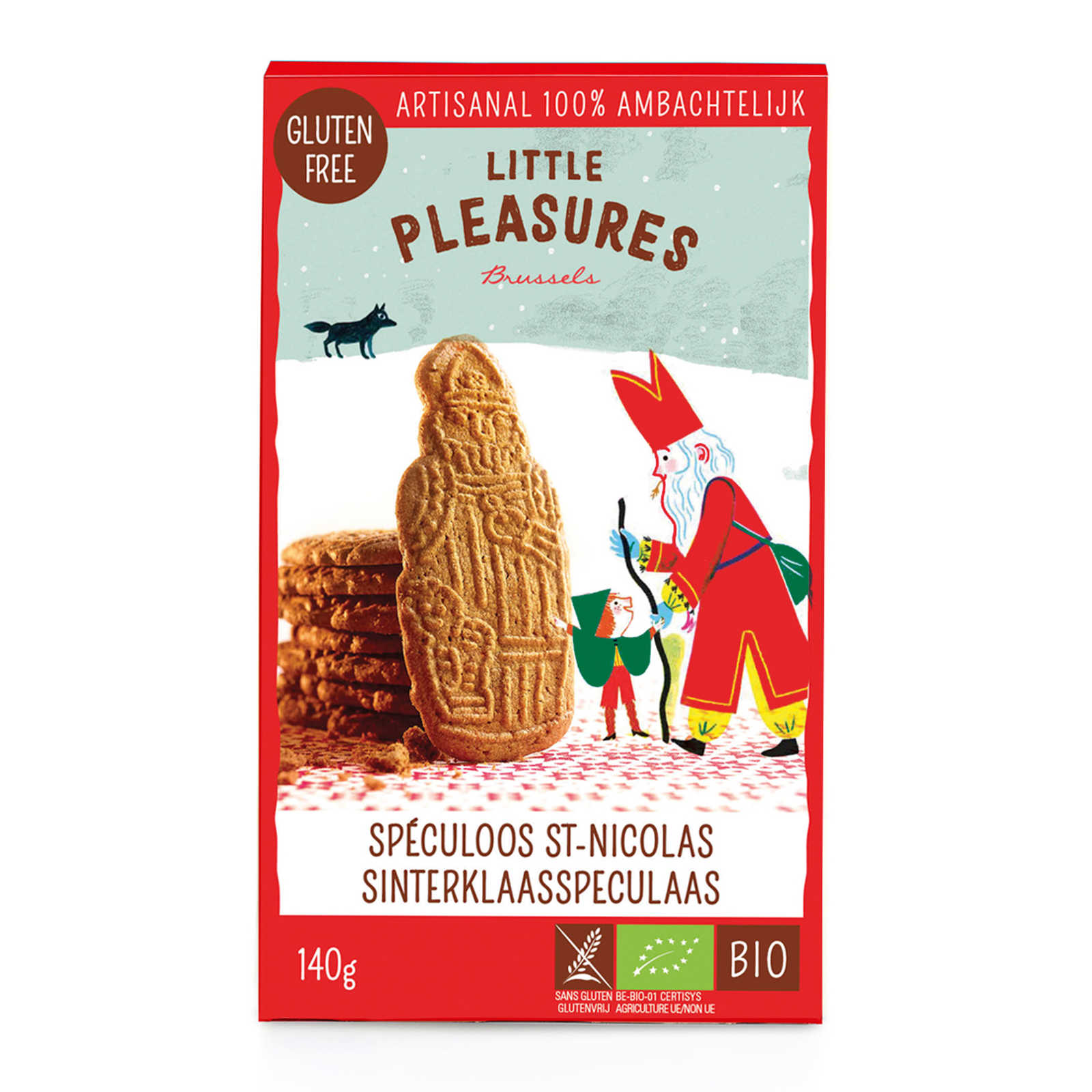 Little pleasure Speculoos Saint Nicolas Sans gluten Bio 140