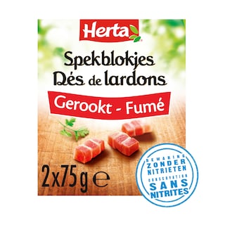 Herta | Spekblokjes Gerookt | Bewaring Zonder Nitrieten 