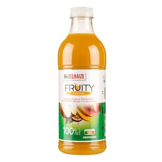 Delhaize | Jus | Mangue-Fruit passion-Pêche | Brik 