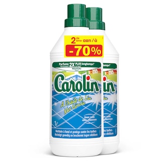Carolin | Nettoyant Sol | Huile de Lin | 2x1L | 2em 70% 