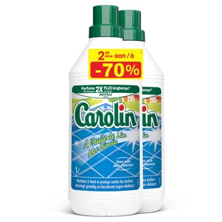Carolin | Nettoyant Sol | Huile de Lin | 2x1L | 2em 70% 
