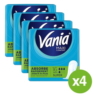 Vania | Serviettes Hygiéniques | Quattropack 