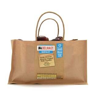Delhaize | Druif Rood Pitloos 500G 