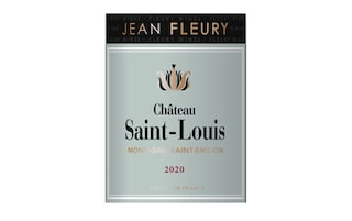 Jean Fleury | Chateau Saint Louis | Montagne Saint-Émilion | 2020 