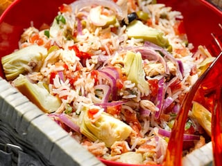 Salade de thon sicilienne avec du riz
