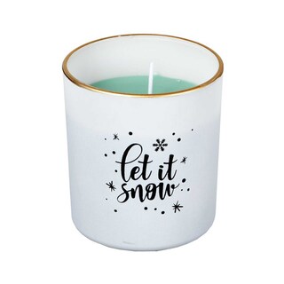 Spaas | Bougie en verre | warm winter wish | blanc 