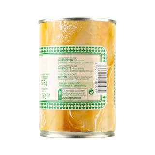 Delhaize | Peren | Half | Sap | Blik 