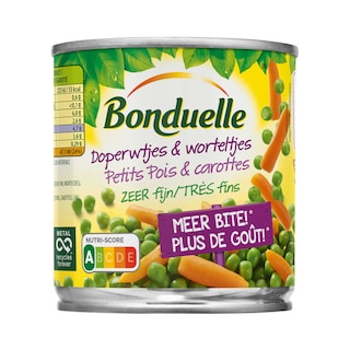 Bonduelle | Erwten-Wortelen | Zeer fijn 