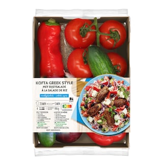 Delhaize | Maaltijdbox | Kofta Greek style 
