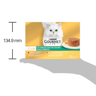 Gourmet | Gold | Aliment Chat | Adulte | Mousse | Légumes 