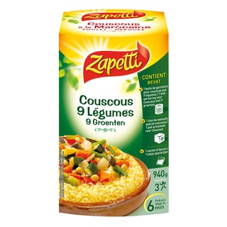 Zapetti | Couscous | 9 légumes 