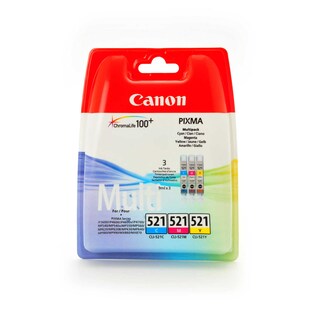 Canon | Inktpatronen | PGI-521C + M + Y 