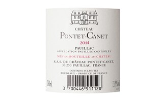 FR BORDEAUX PAUILLAC GCC | Pontet Canet Gr Cru 14 Rouge | Caisse Bois 