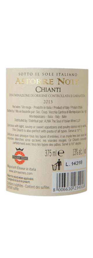 Italie - Italië | Toscana DOCG | Chianti Astorre Cantina Vecchia Montepulciano 