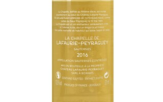 La Chapelle Lafaurie-Peyraguey | Sauternes | 2016 