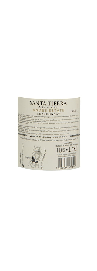 Chili | Colchagua Valley | Santa Tierra Grand Cru Andes Chardonnay 2017 